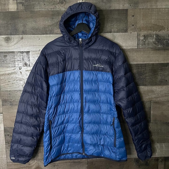 SOLD Eddie Bauer Cirruslite Down Hooded Jacket L - Picture 1 of 3